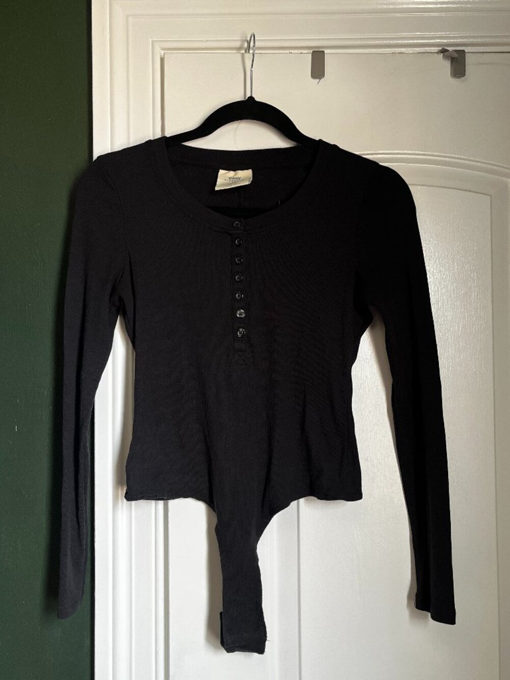 Easy Standar Henley Long Sleeve Bodysuit